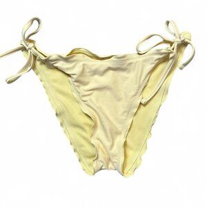 Light Yellow Ruffle Bikini Bottoms